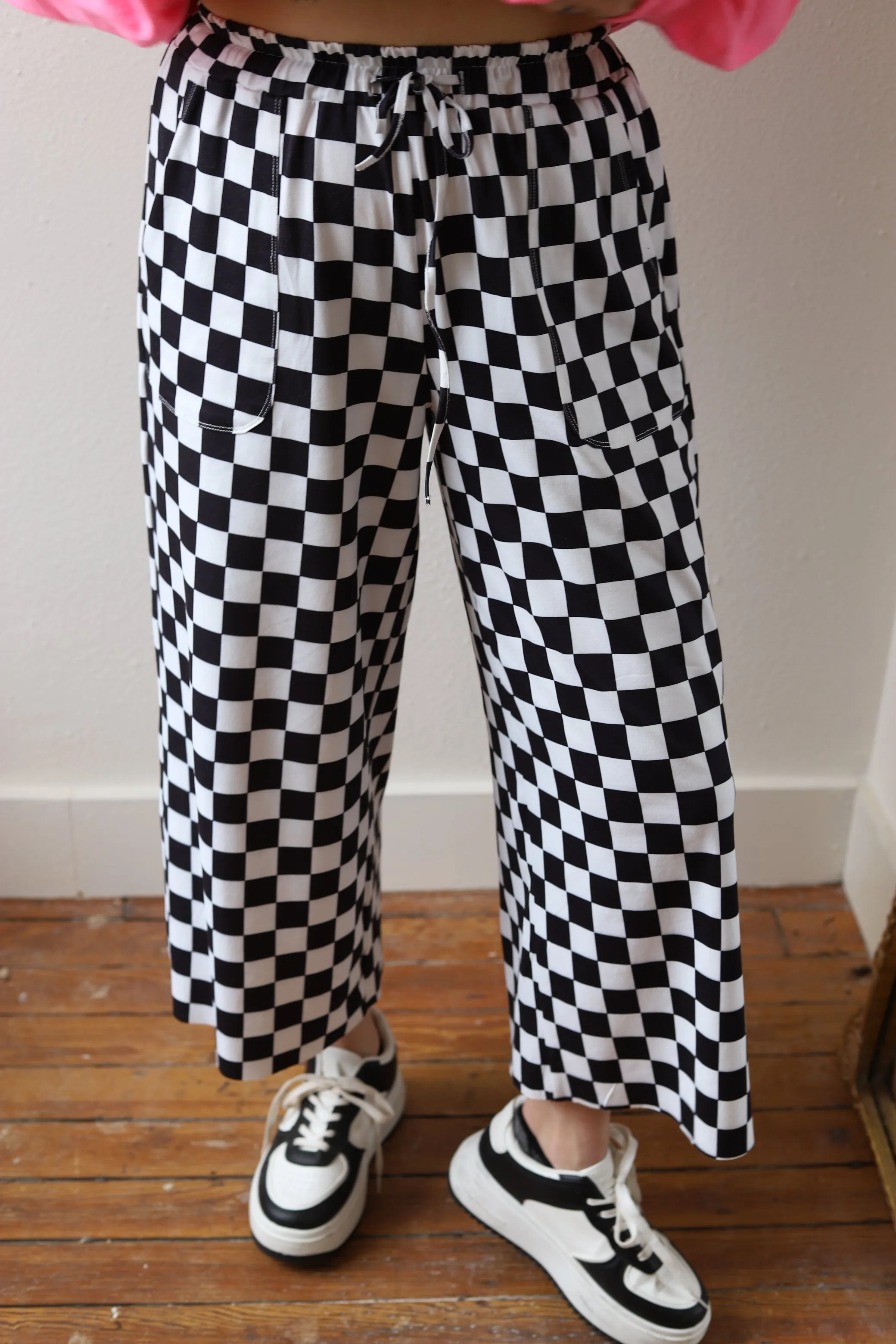 2108  BLACK WHITE CHECK PANT (7)