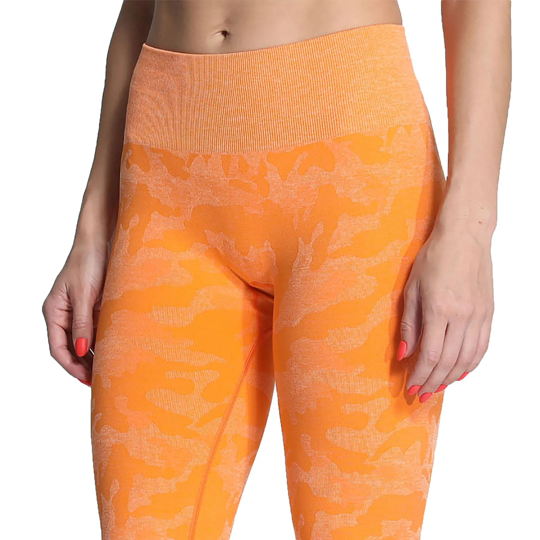 Aoxjox Enhanced Camo Seamless Leggings