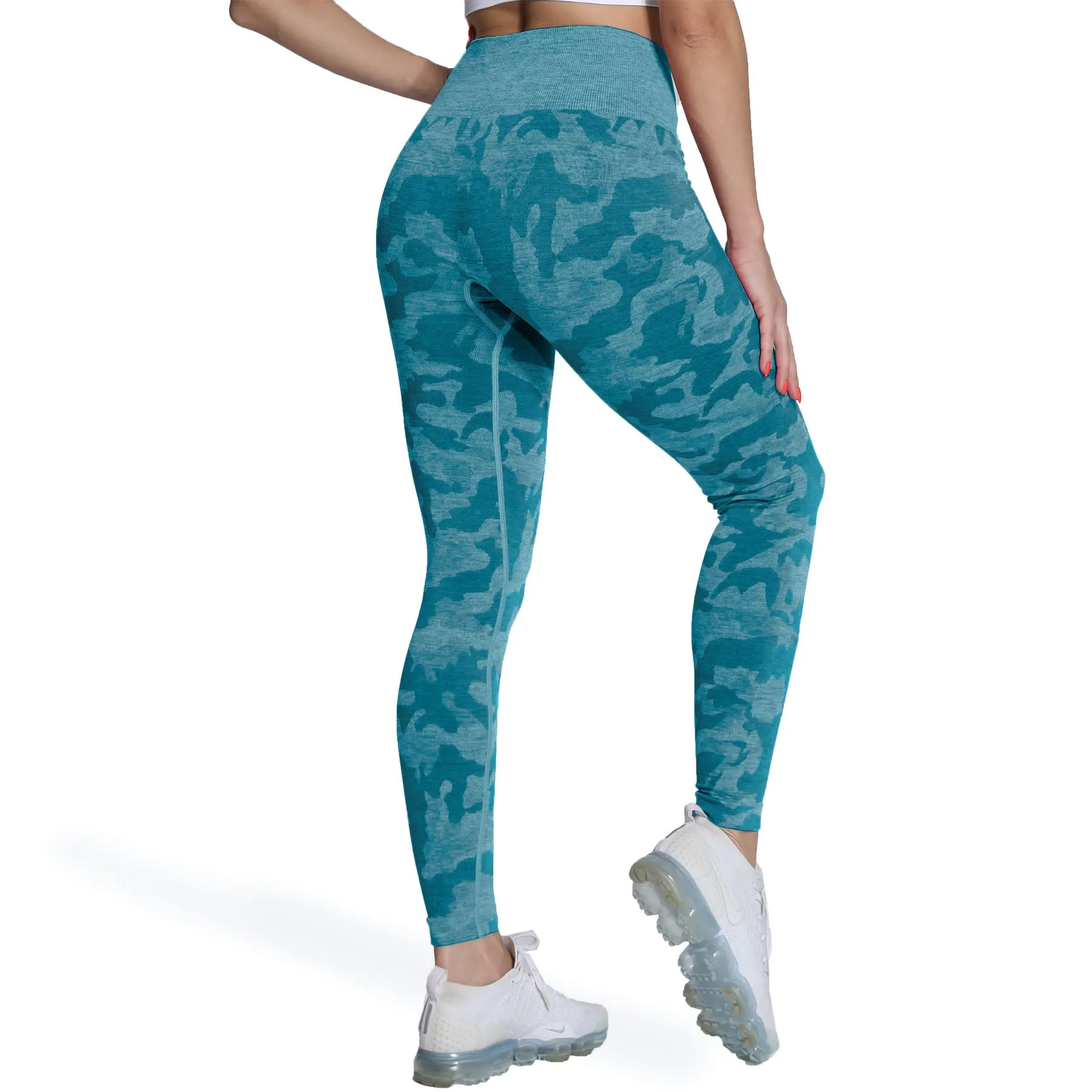 Aoxjox Enhanced Camo Seamless Leggings