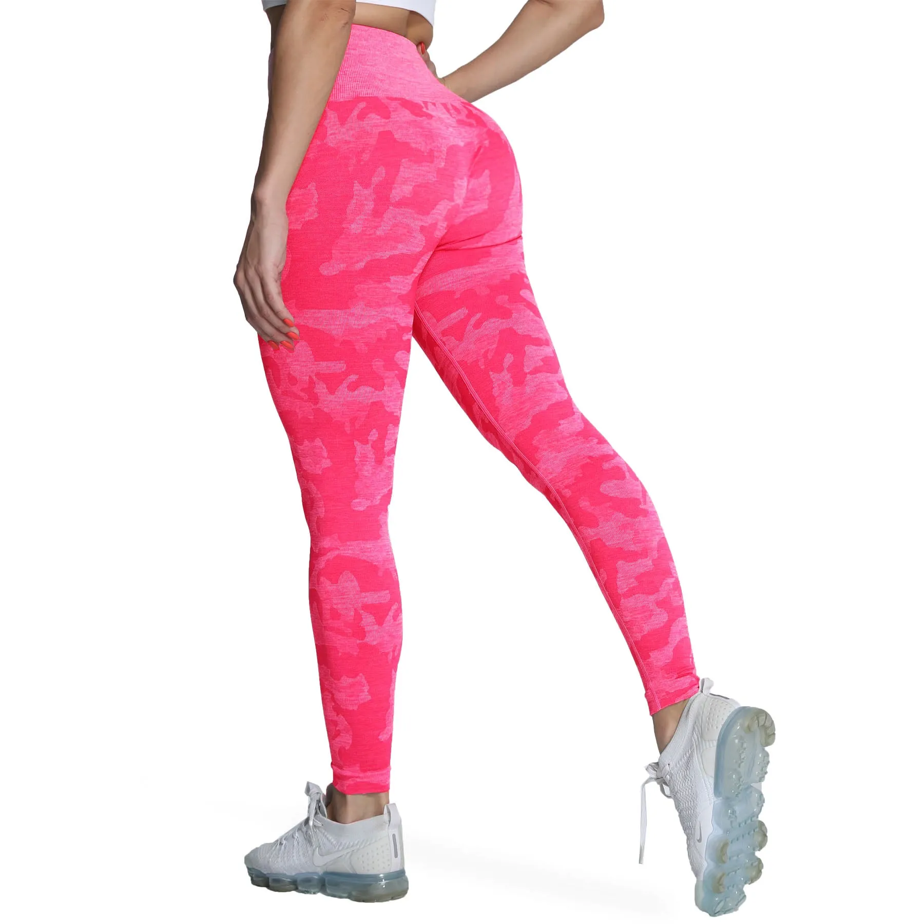 Aoxjox Enhanced Camo Seamless Leggings