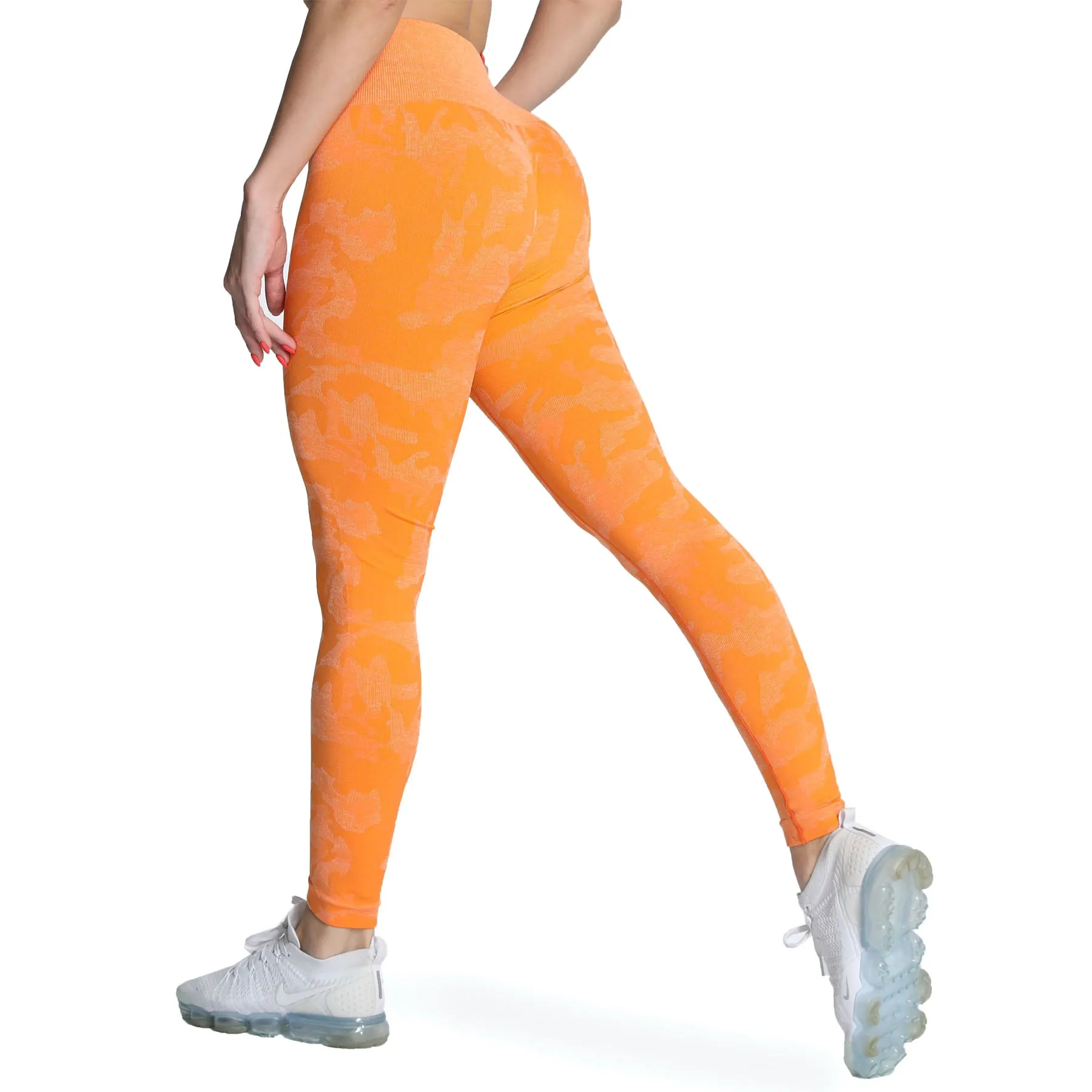 Aoxjox Enhanced Camo Seamless Leggings
