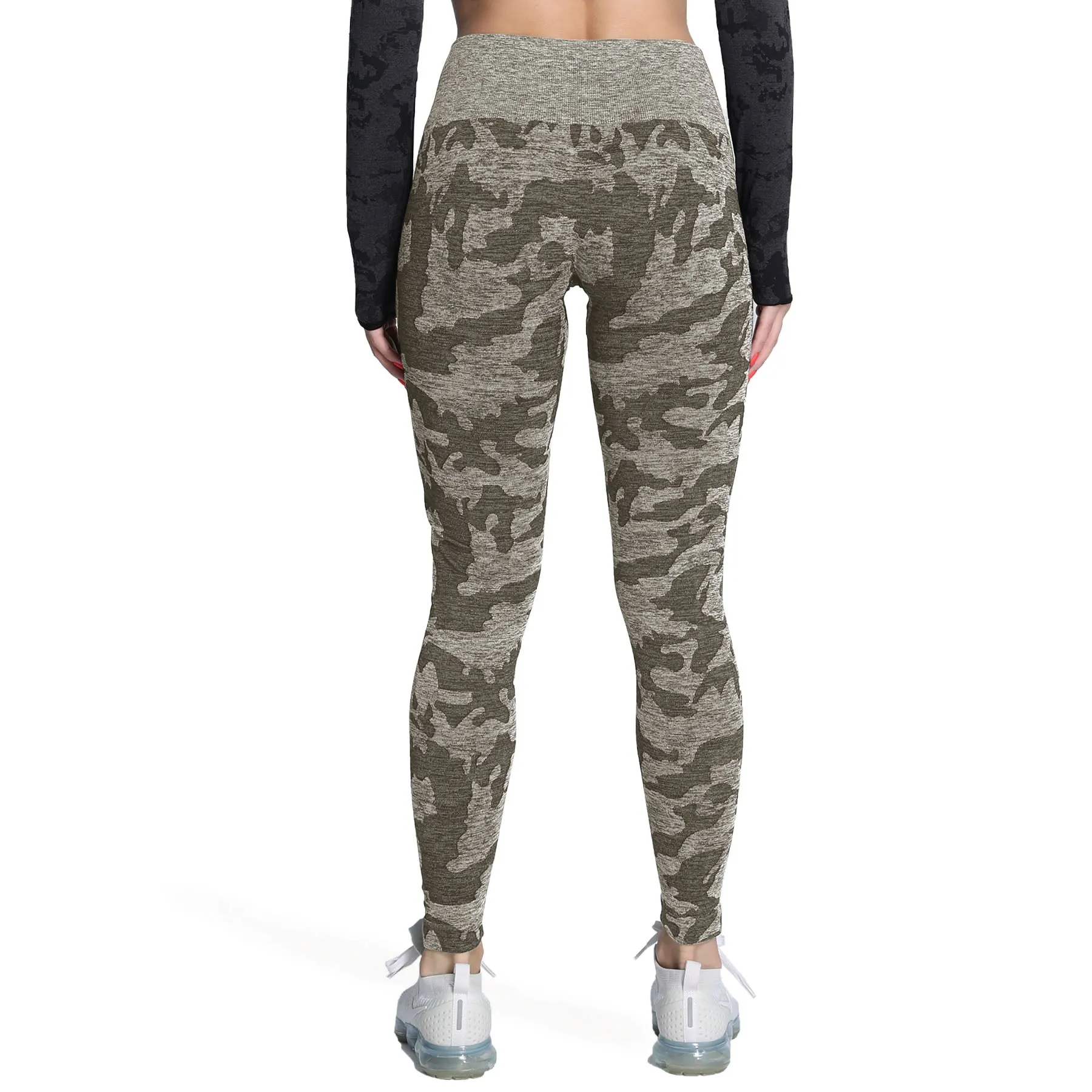 Aoxjox Enhanced Camo Seamless Leggings