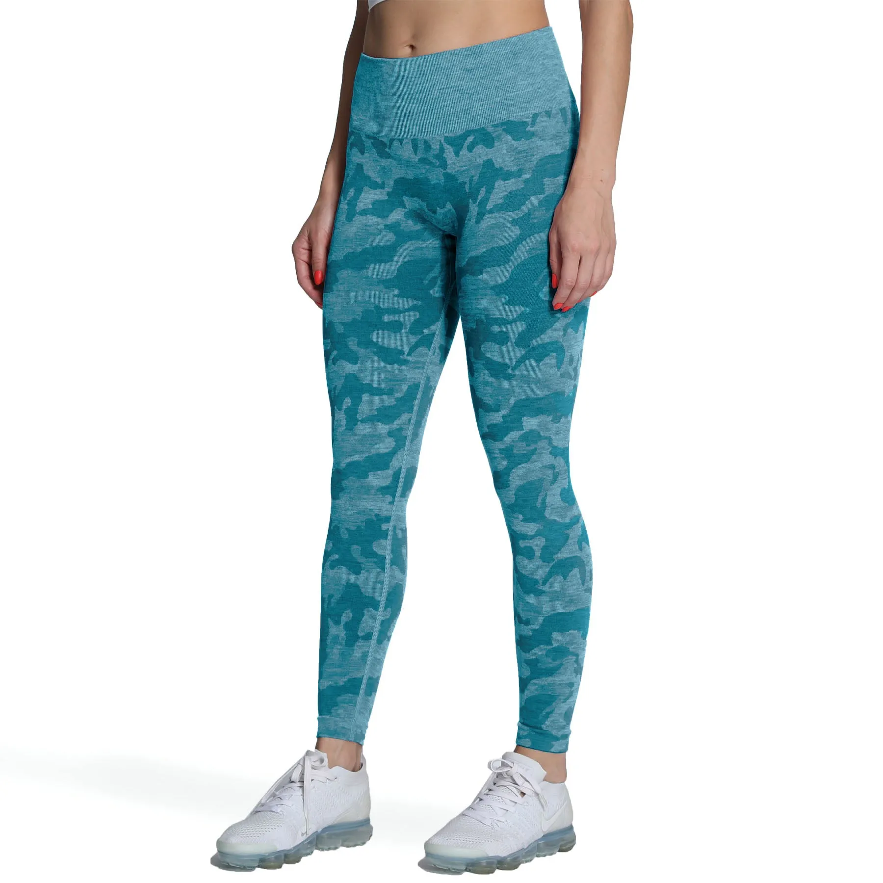 Aoxjox Enhanced Camo Seamless Leggings