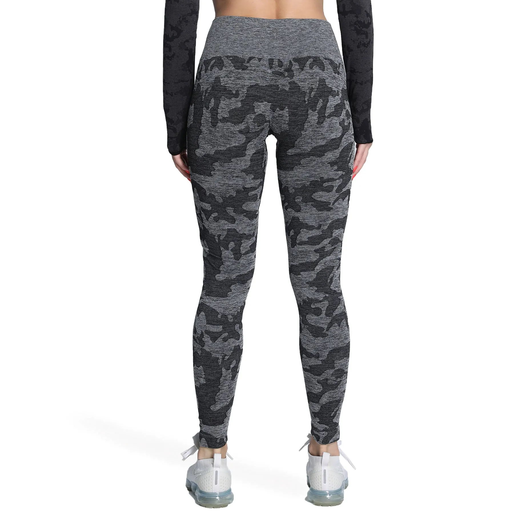 Aoxjox Enhanced Camo Seamless Leggings