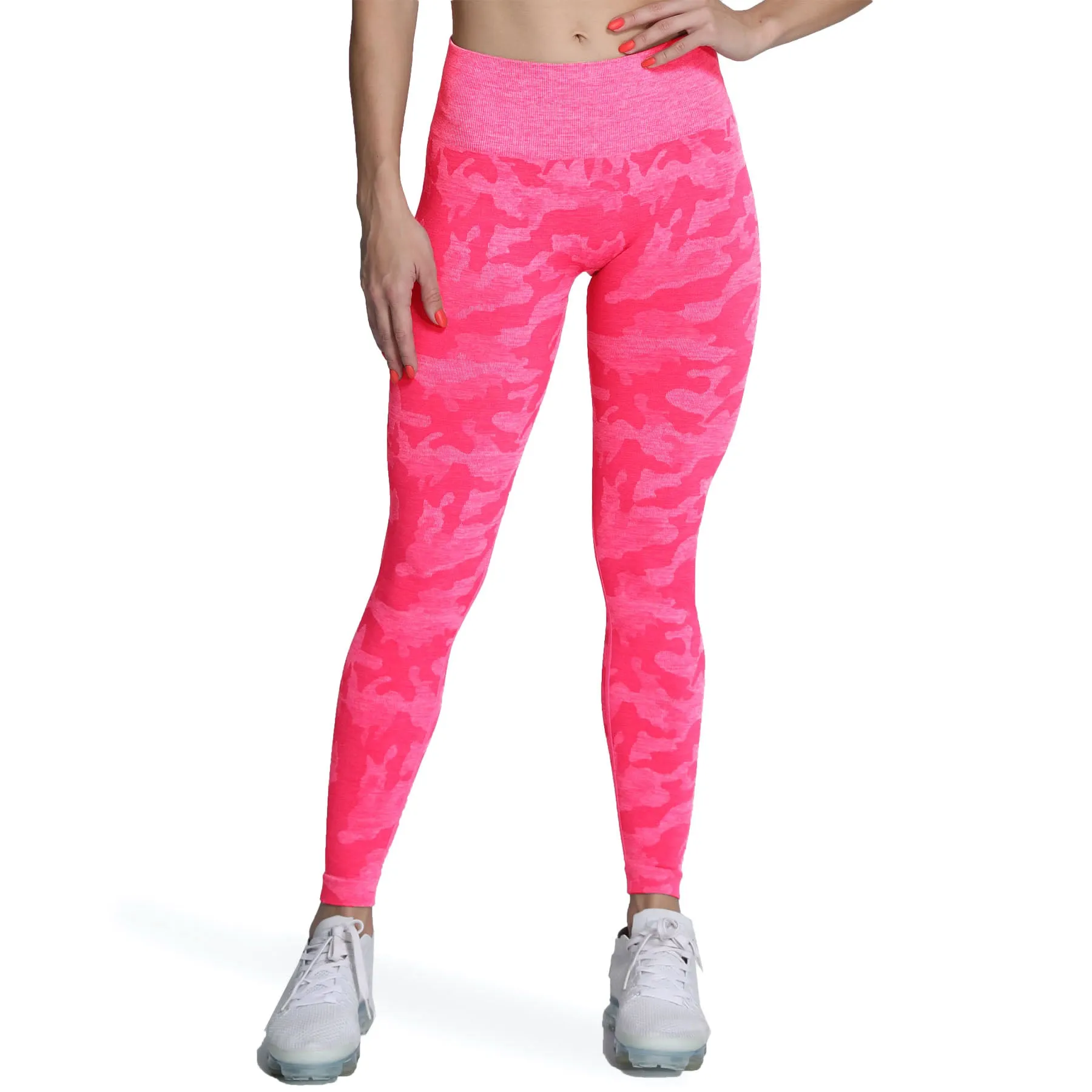 Aoxjox Enhanced Camo Seamless Leggings