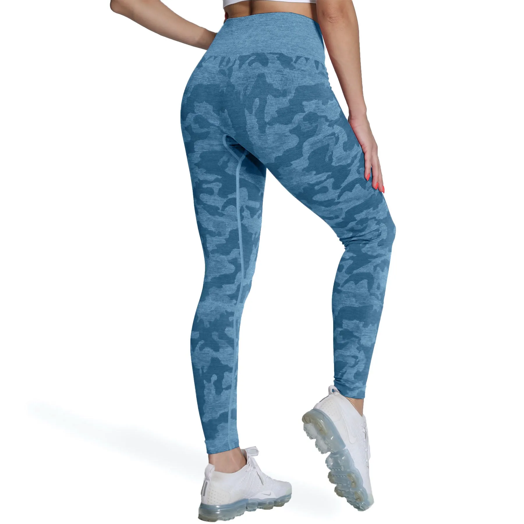 Aoxjox Enhanced Camo Seamless Leggings