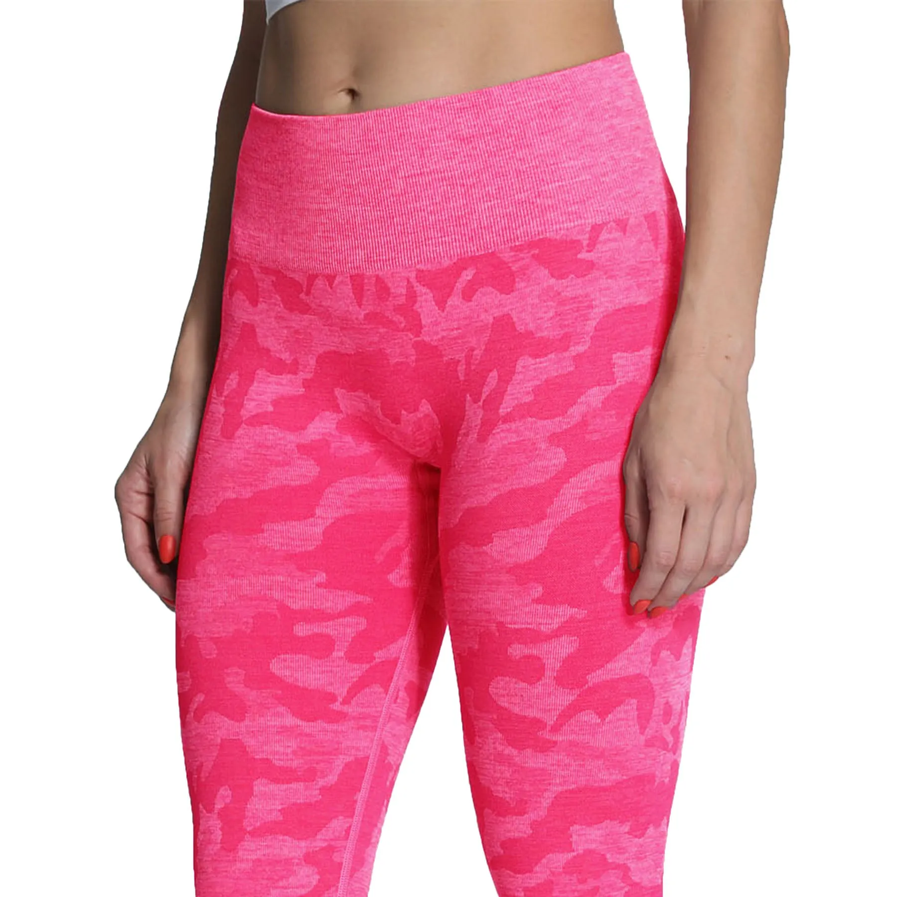 Aoxjox Enhanced Camo Seamless Leggings