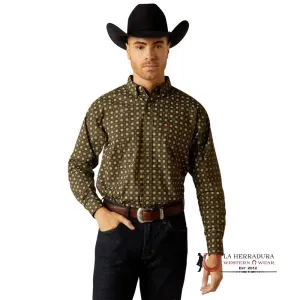 Ariat Shep Long Sleeve Deep Green Classic Fit - 2371