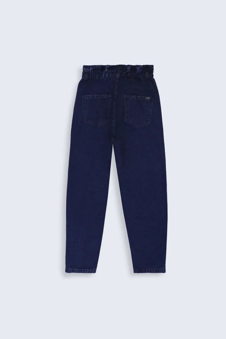 Balloon Fit Paperbag Jeans
