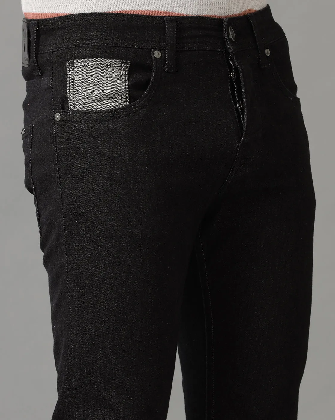 BLACK HUNTER STRAIGHT FIT JEANS