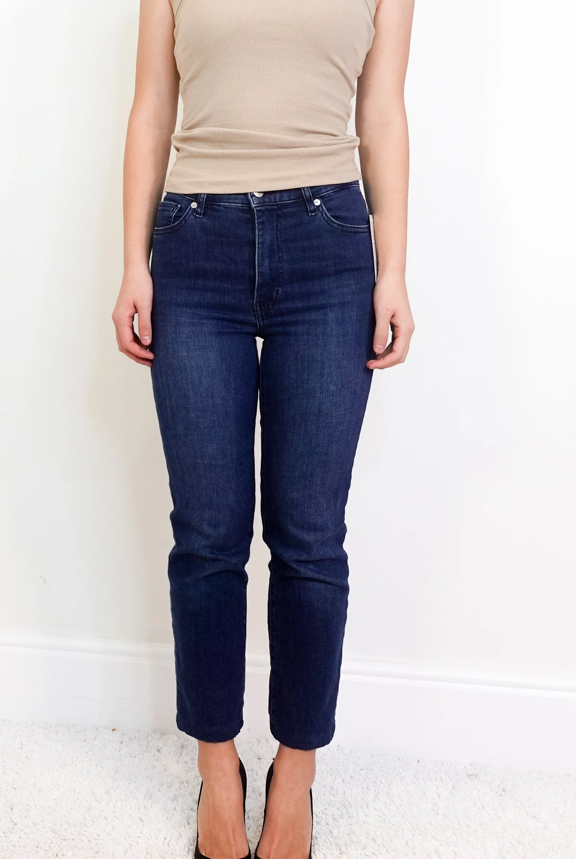 Blue Le Sleek Straight jeans RRP £250