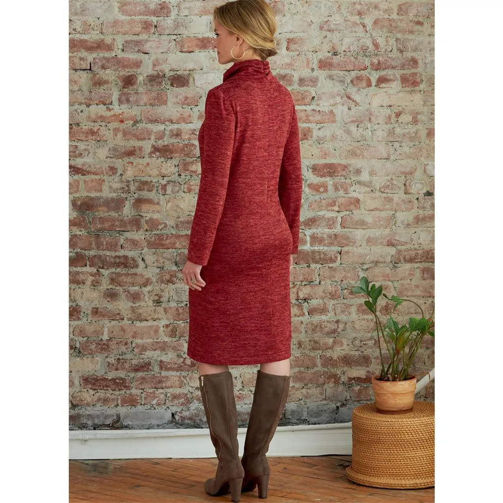 Butterick Pattern B6858 Misses' Knit Dress, Tops, Skirt and Pants