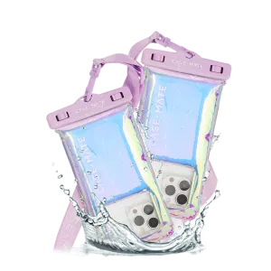 Case-Mate Waterproof Floating Pouch - 2 Pack (Soap Bubble)