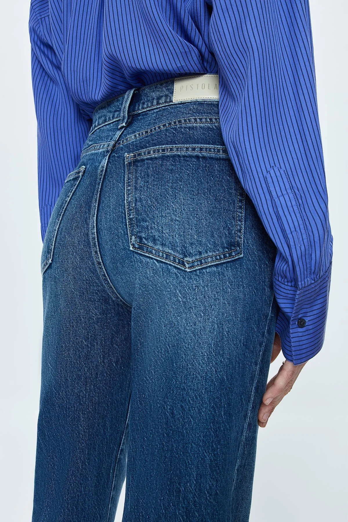 Cassie Super High Rise Straight Palladium