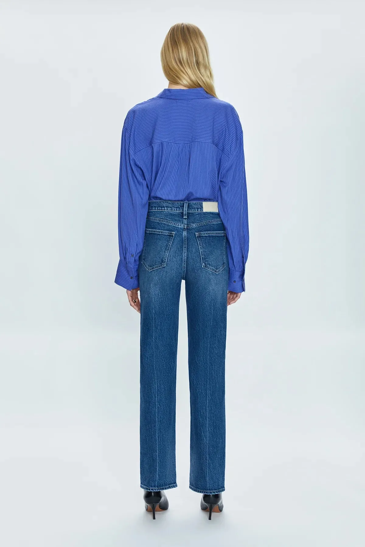 Cassie Super High Rise Straight Palladium