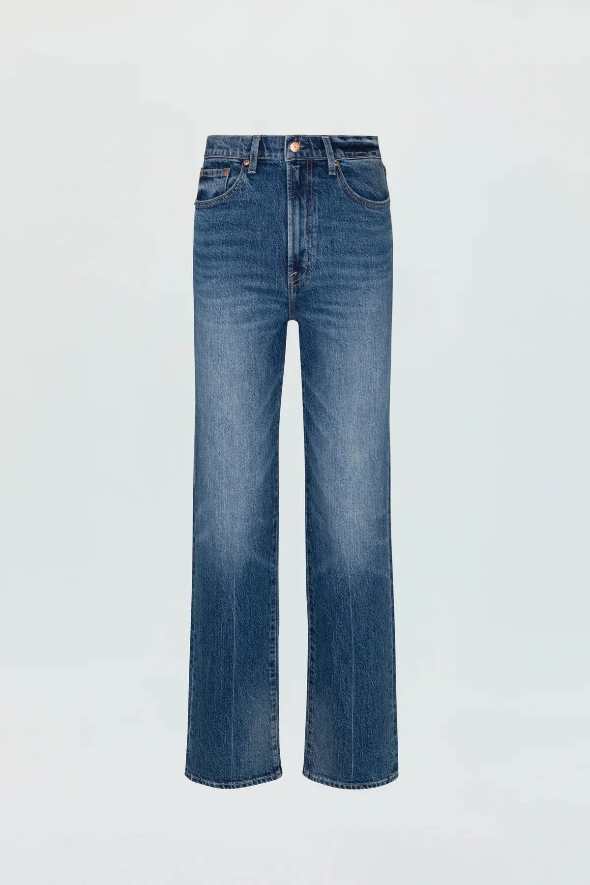 Cassie Super High Rise Straight Palladium