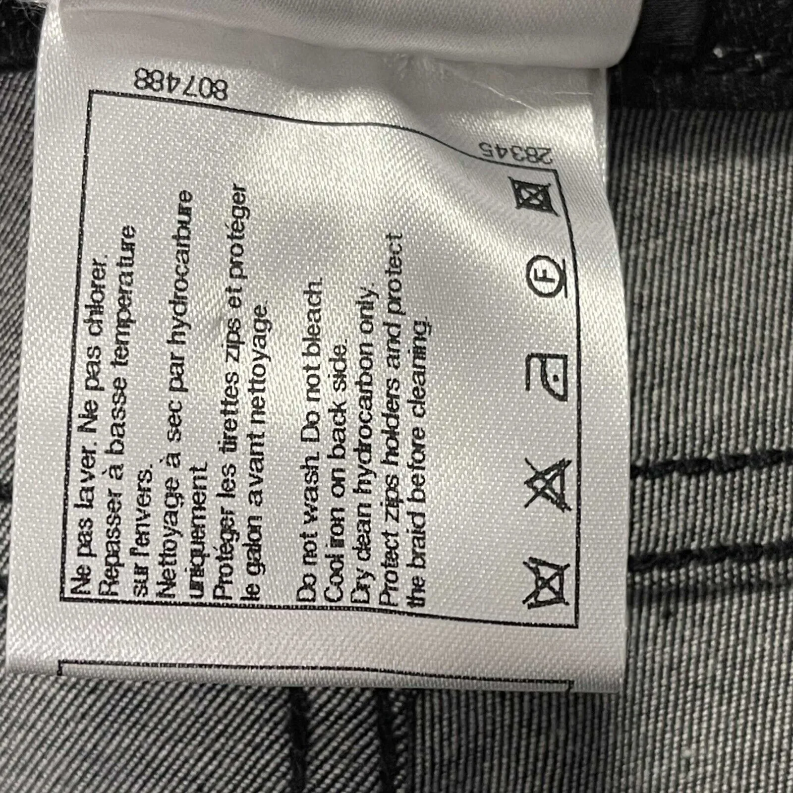 Chanel New W/O Tags Slim Pants Tweed 13B