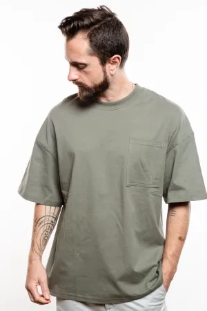 Crewneck Pocket T-Shirt - Agave