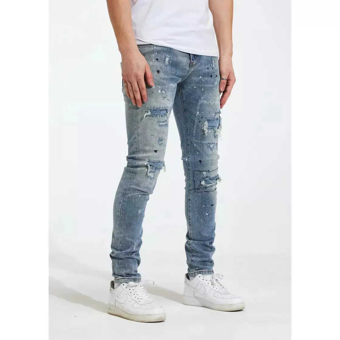 Crysp Denim Blue Arctic Jeans w/Tears (CRYSP122-16)