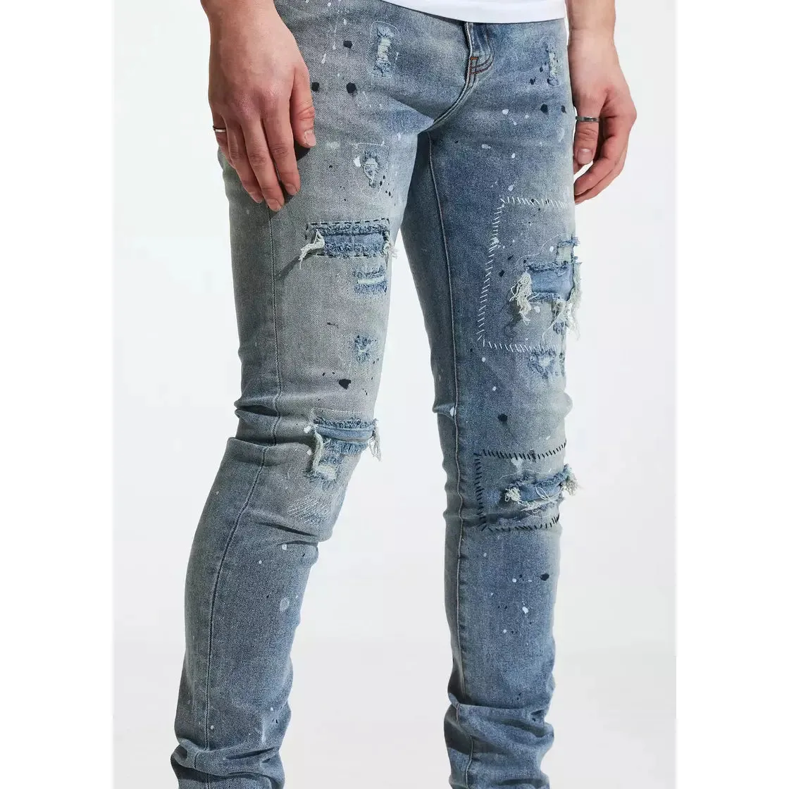 Crysp Denim Blue Arctic Jeans w/Tears (CRYSP122-16)