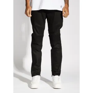 Crysp Denim Jet Black Pacific Denim Biker Jeans (CRYSU219-107)