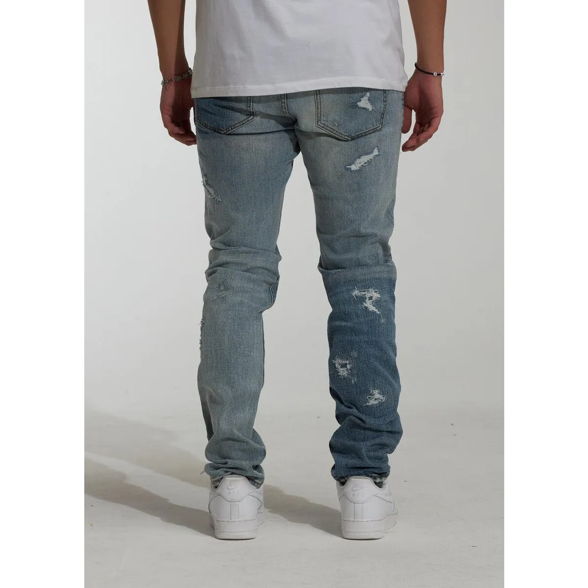 Crysp Denim Pacific Medium Distress Denim Jeans (CRYSP232-211)