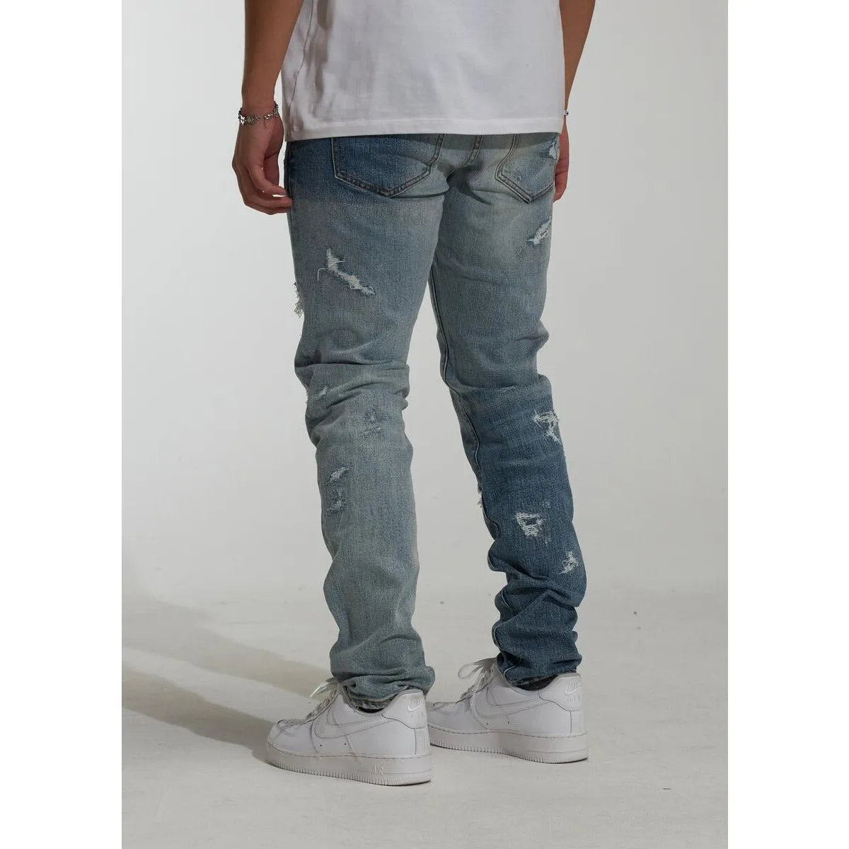 Crysp Denim Pacific Medium Distress Denim Jeans (CRYSP232-211)