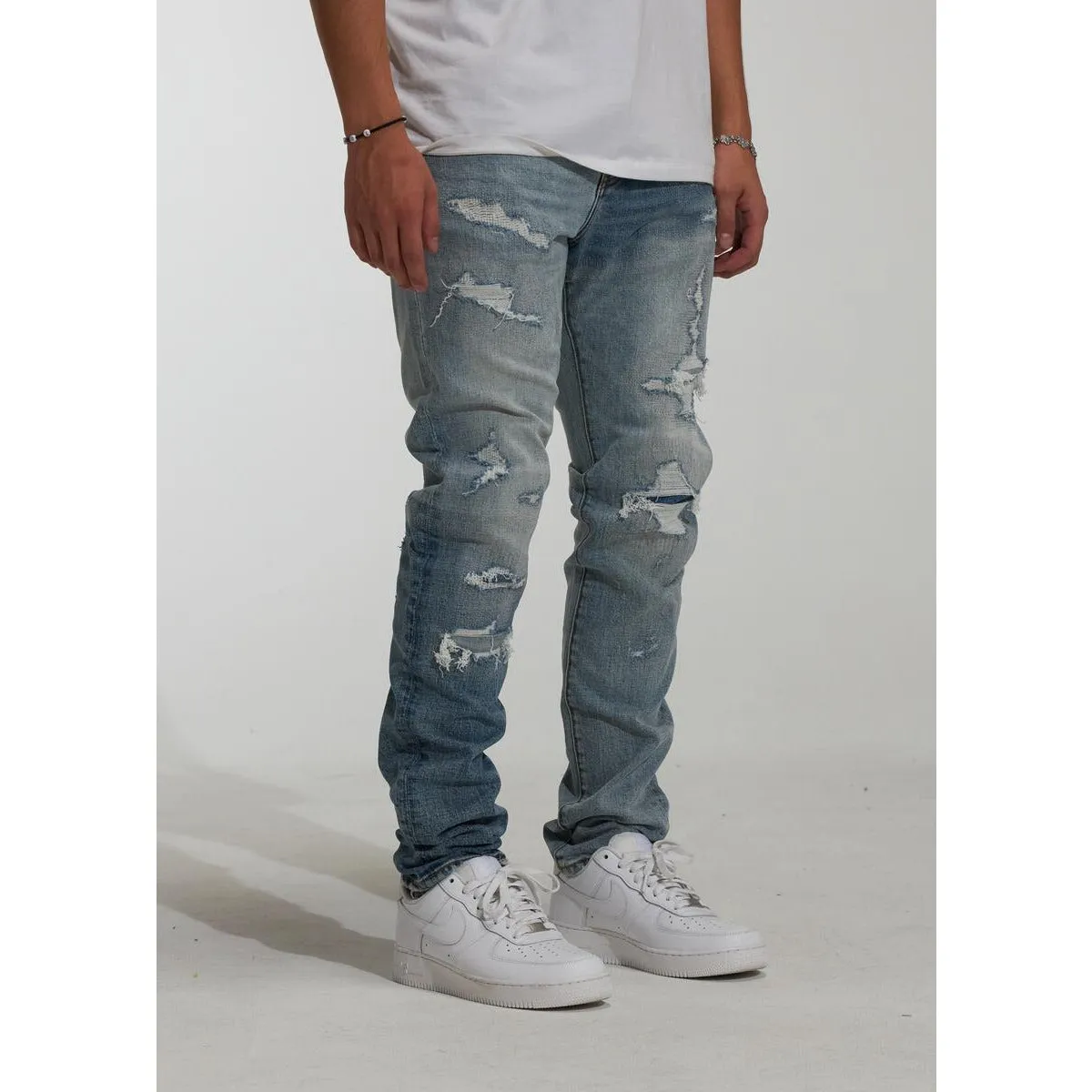 Crysp Denim Pacific Medium Distress Denim Jeans (CRYSP232-211)