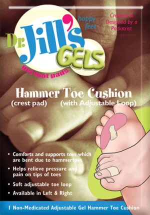 DR. JILL'S ADJUSTABLE GEL HAMMER TOE CREST (1 PER PACK)