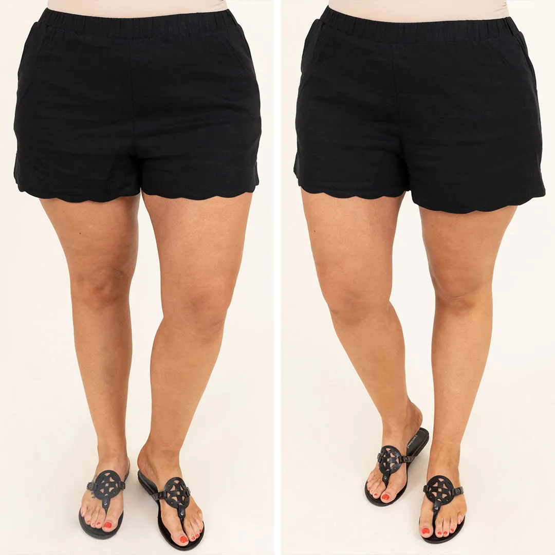 Feel For You Shorts, Black