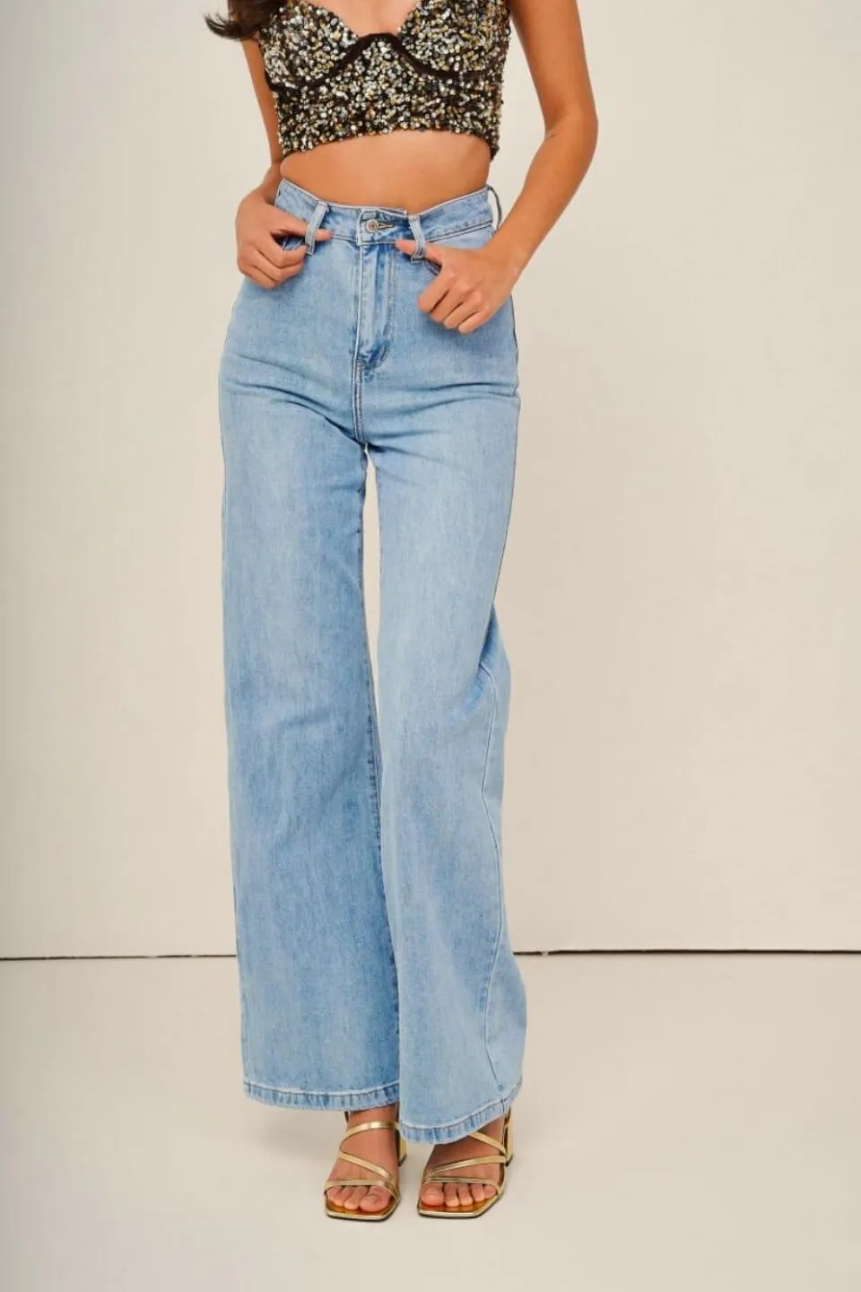 Gabrielle Denim Jeans Broek