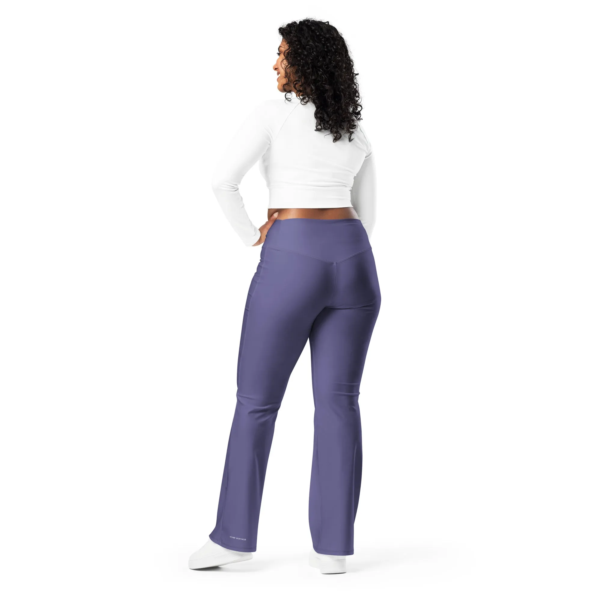 Humble Sportswear™ Women's Mauve Flare Leggings