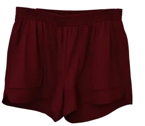 Joy Joy Pull-On Short - Maroon