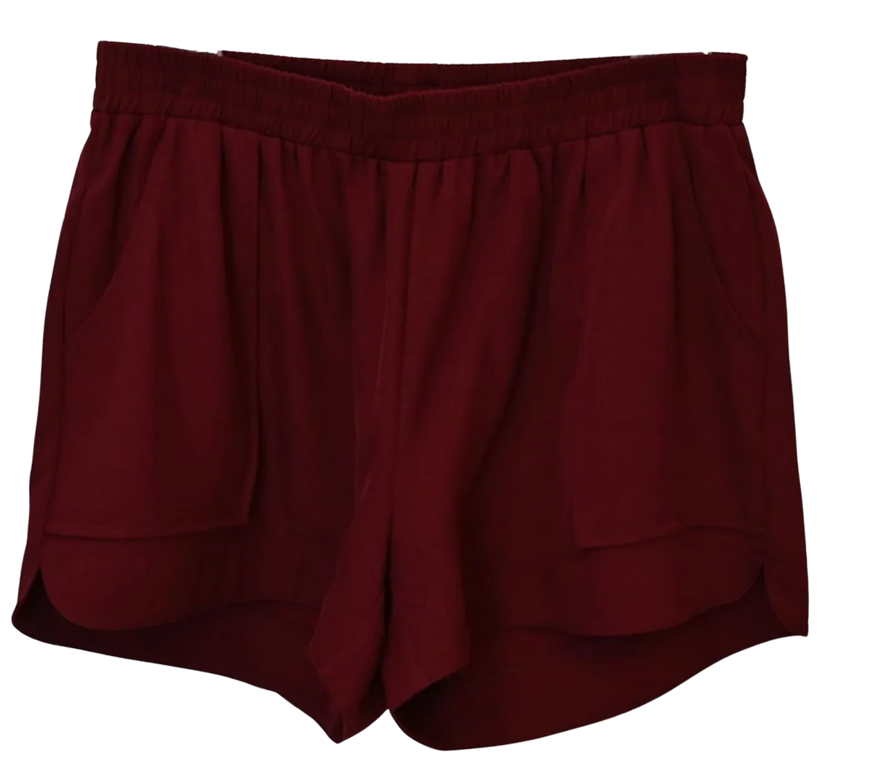 Joy Joy Pull-On Short - Maroon