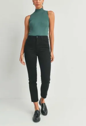 Just Black - Clean Slender Straight Jeans Black