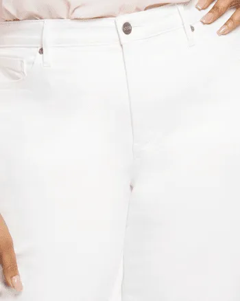 Kristie 80's Bermuda | Optic White