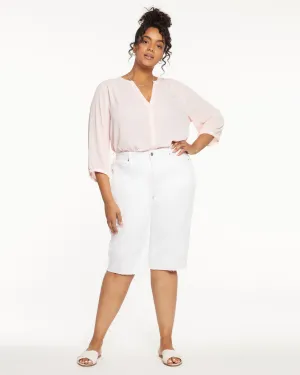 Kristie 80's Bermuda | Optic White