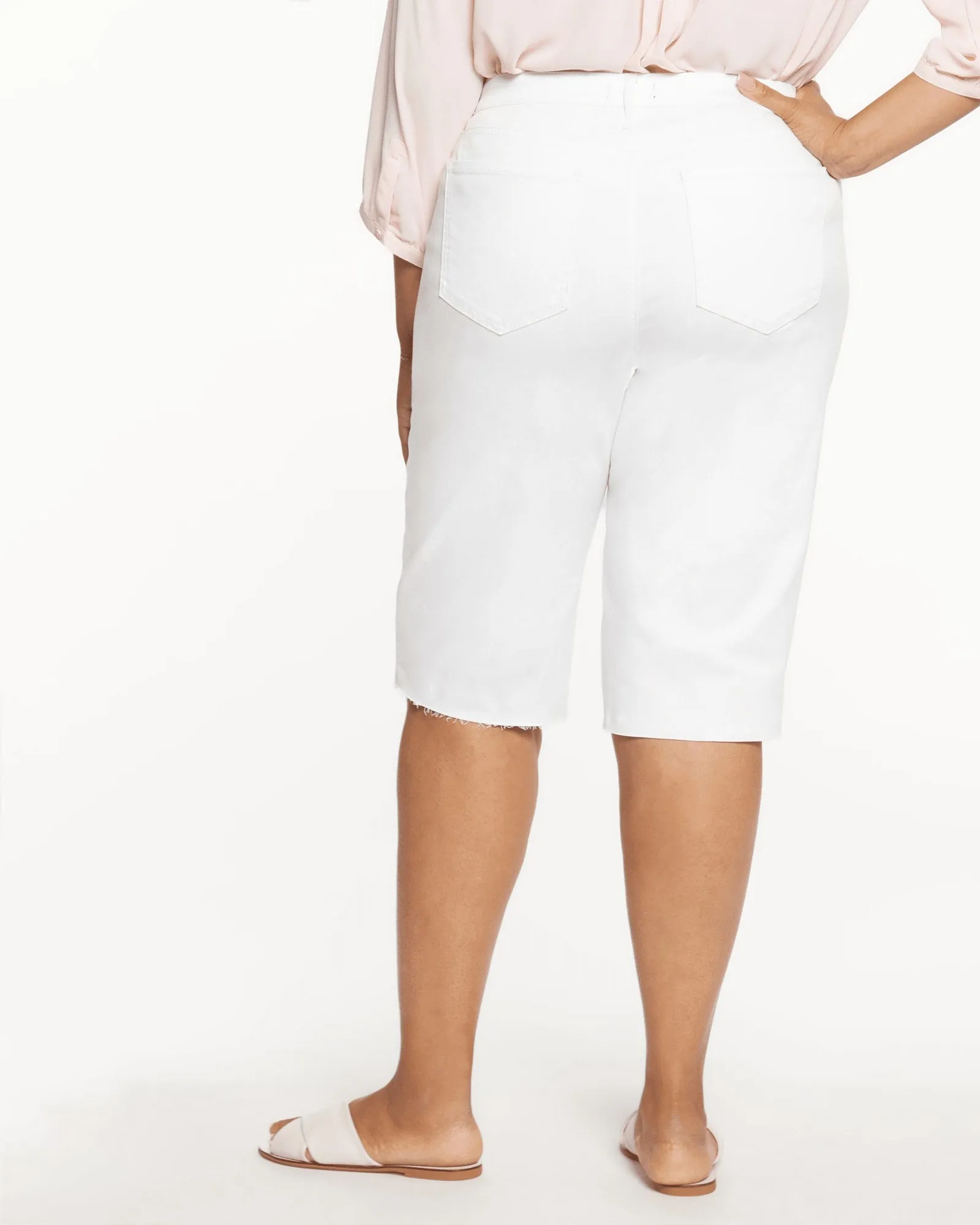 Kristie 80's Bermuda | Optic White