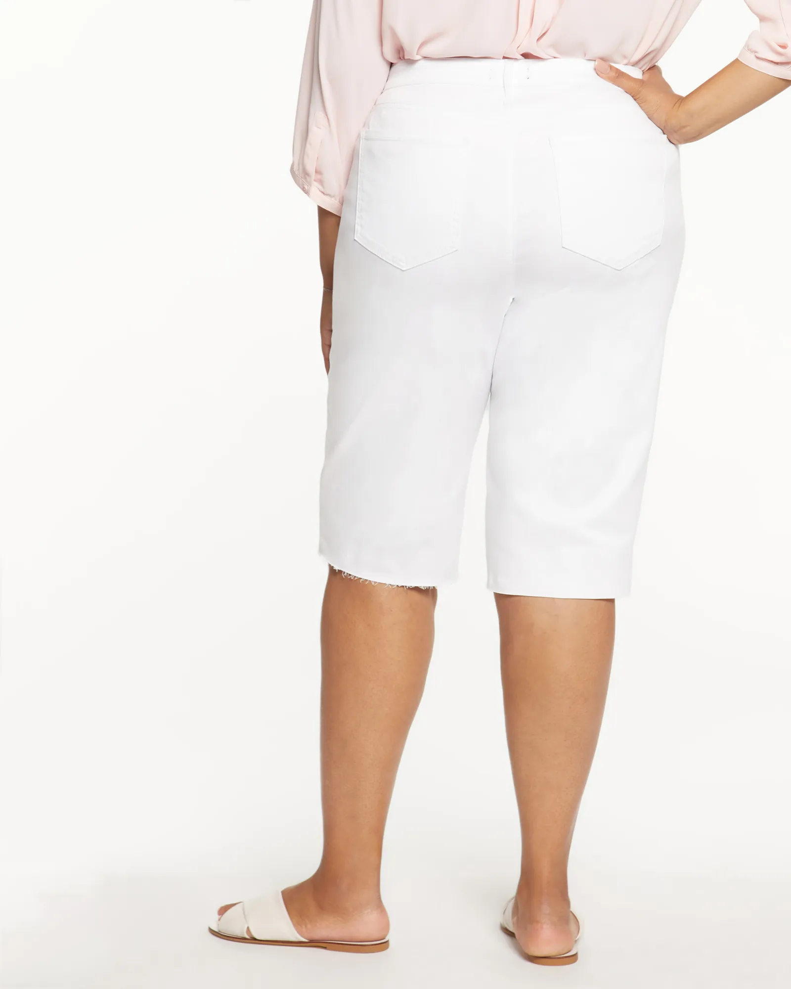 Kristie 80's Bermuda | Optic White