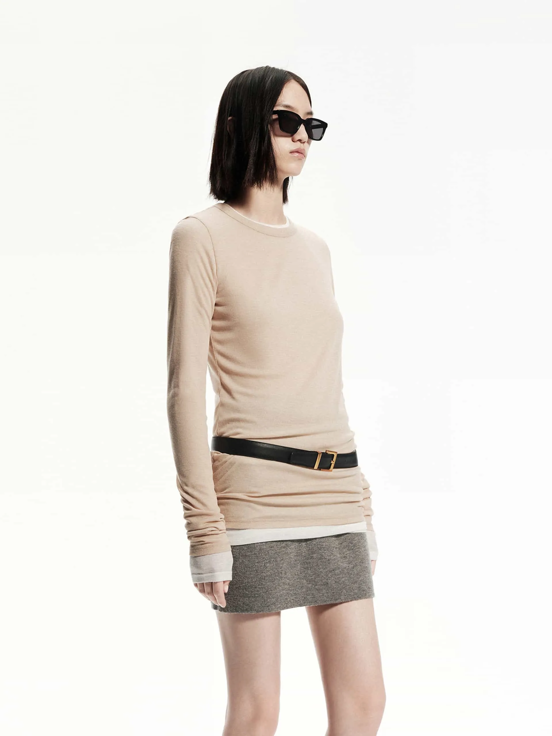 Lightweight Contrast Top