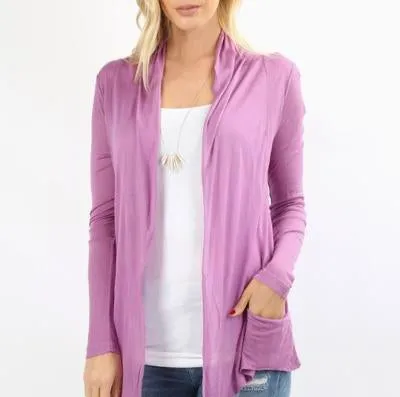 Lilac Lightweight Cardigan