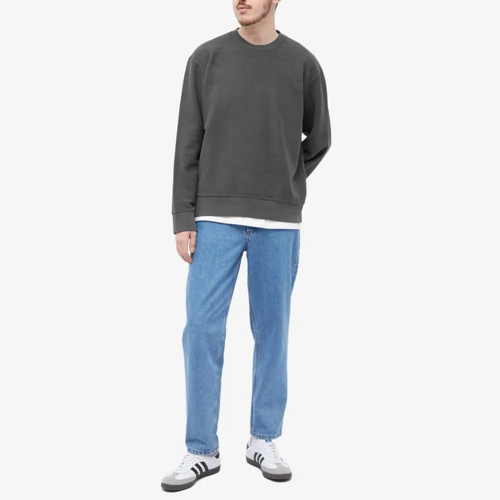 Loose Folk Sweatshirt with Reverse Print