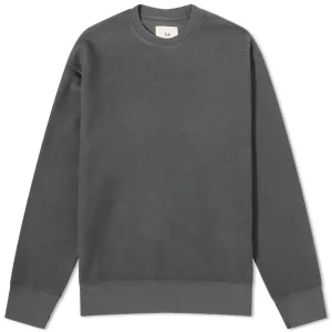 Loose Folk Sweatshirt with Reverse Print