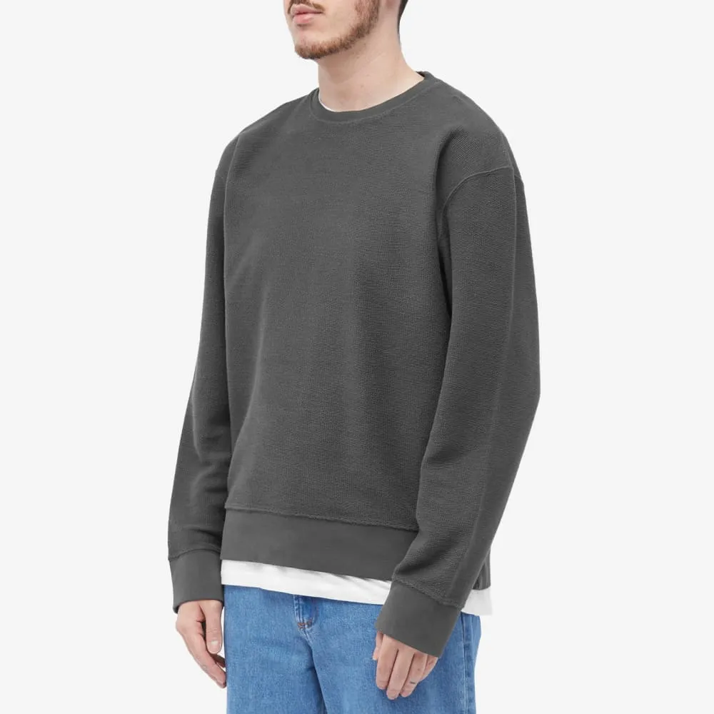 Loose Folk Sweatshirt with Reverse Print