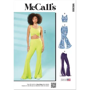 McCall's Pattern M8368 Misses' Knit Tops and Pants