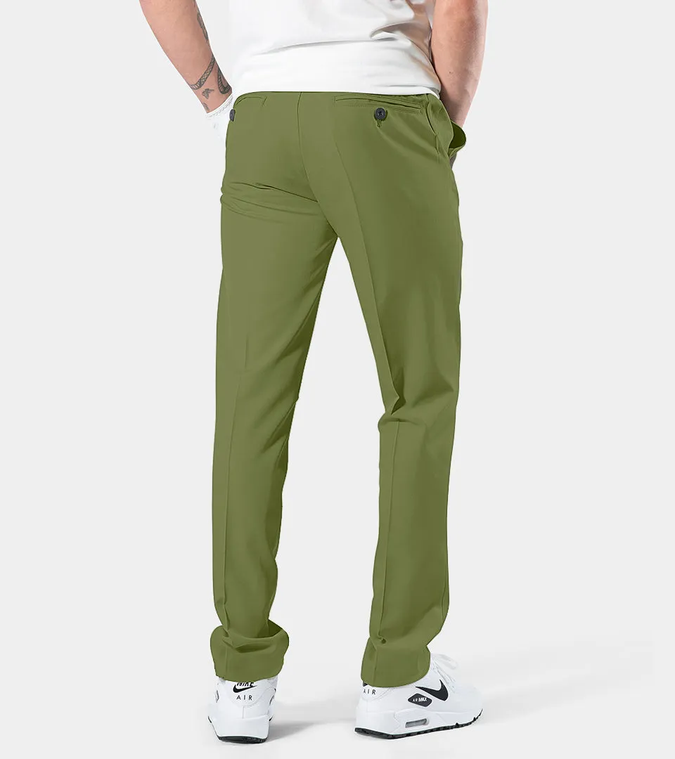MENS CLIMA GOLF TROUSERS KHAKI