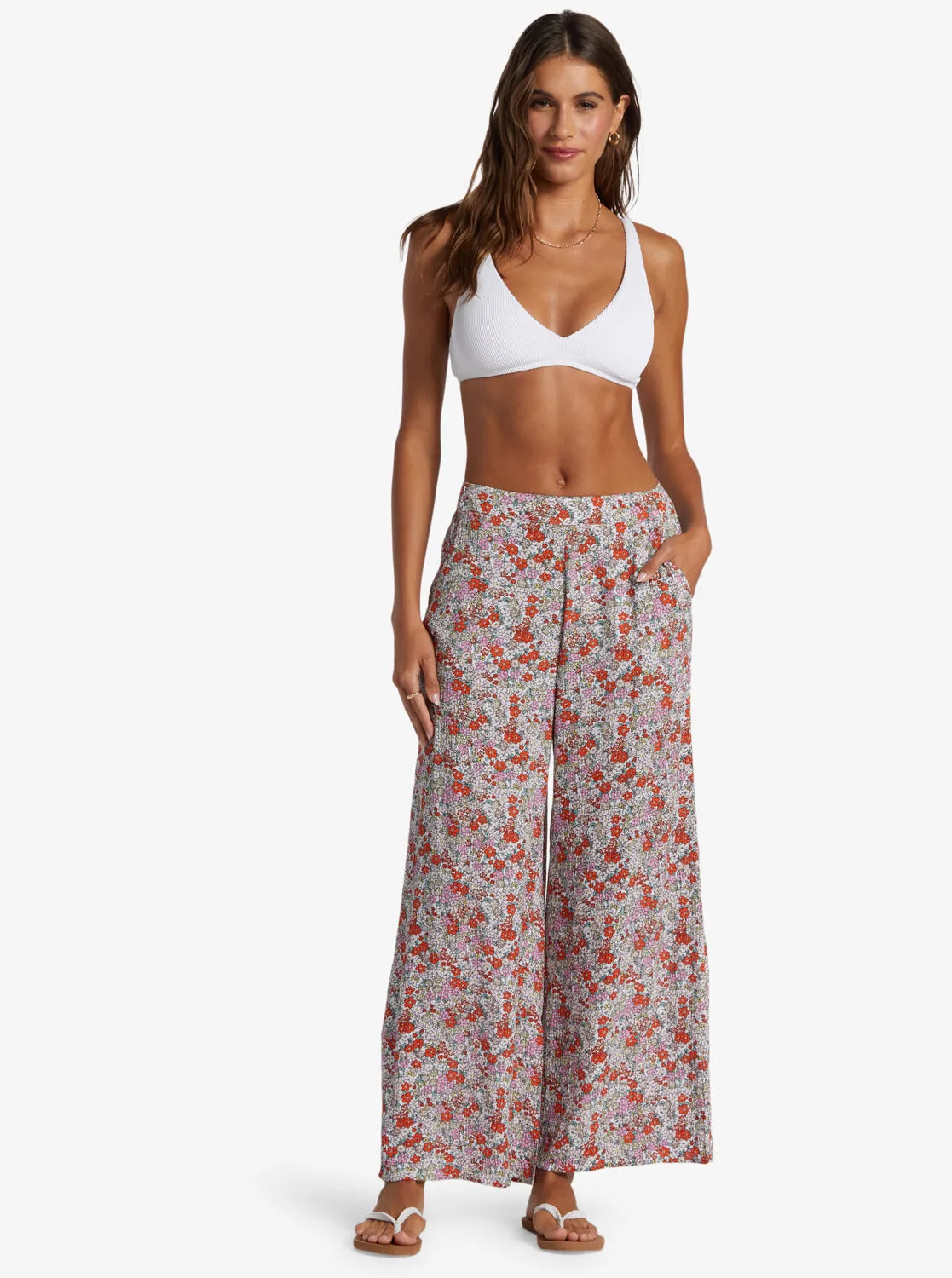 Midnight New Avenue Lightweight Pants - Tiger Lily Autumn Ditsy