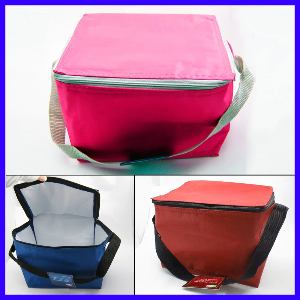 New Deluxe Insulated Lunch Bag Cooler Large Box Shoulder Strap Waterproof Tote !