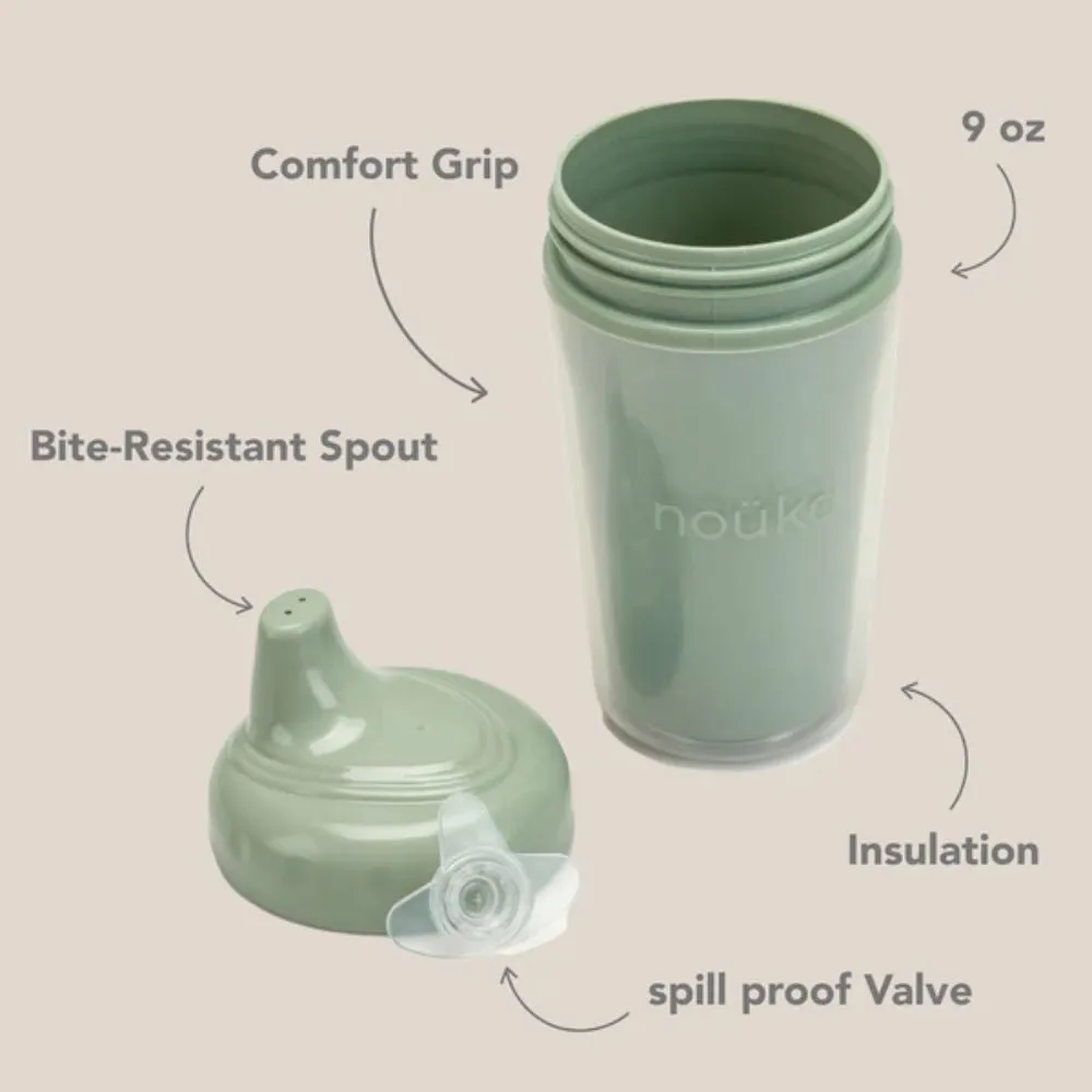 noka Insulated Sippy Cup - Moss