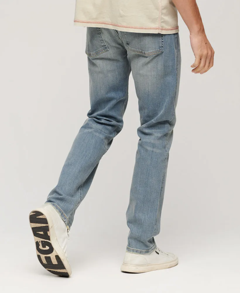 Organic Cotton Slim Straight Jeans - Hamilton Green Cast Dirty